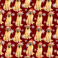 Festive Dog Holiday Gift Wrap, Anatolian Shepherd Wrapping Paper, Winter Dog Lover Wrapping Paper, Rustic Christmas Present Gift Wrap Roll