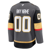 Vegas Golden Knights Gray Alternate Premium Custom Jersey