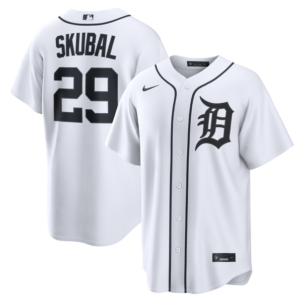 Detroit Tigers Tarik Skubal White Home Replica Jersey