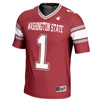 #1 Washington State Cougars Endzone Football Jersey - Crimson