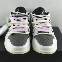 Low Top Sneakers, Gray White Colorway, Lace Up Design, Casual Gift for Sneaker Fans