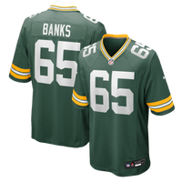 Green Bay Packers Aaron Banks Green Team Game Jersey