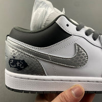 Low Top Sneakers, Silver Colorway, Lace Up Design, Casual Gift for Sneaker Fans