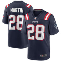 New England Patriots Curtis Martin Navy Game Retired Player Jersey