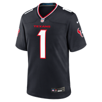 Houston Texans Navy #1 Dad Game Jersey