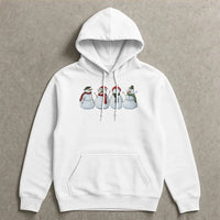 Christmas Snowman Sweatshirt, Adorable Snowman Hoodie, Festive Winter Snowman Hoodie, Comfy Holiday Graphic Hoodie, Christmas Present for Women