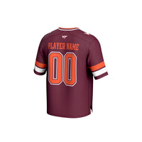 Virginia Tech Hokies NIL Pick-A-Player Football Fashion Jersey - Maroon