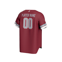 Fordham Rams Lightweight Collegiate Baseball NIL Pick-A-Player Fashion Jersey - Maroon