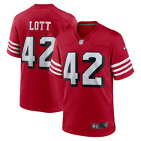 San Francisco 49ers Ronnie Lott Scarlet Retired Player Alternate Game Jersey