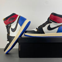 High Top Sneakers, Blue White Black Colorway, Lace Up Design, Casual Gift for Sneaker Fans