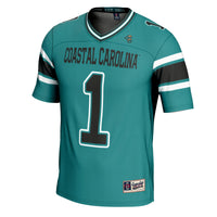 #1 Coastal Carolina Chanticleers Football Jersey - Teal