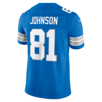 Detroit Lions Calvin Johnson Blue Stitched Retired Limited Jersey