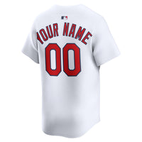 St. Louis Cardinals White Home Limited Custom Jersey