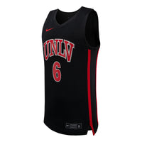 #6 UNLV Rebels Replica Basketball Jersey - Black