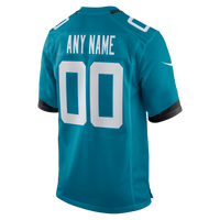 Jacksonville Jaguars Teal Custom Team Game Jersey