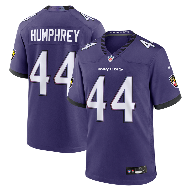 Baltimore Ravens Marlon Humphrey Purple Team Game Jersey