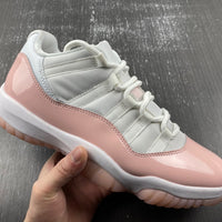 Low Top Sneakers, White Pink Colorway, Lace Up Design, Casual Gift for Sneaker Fans