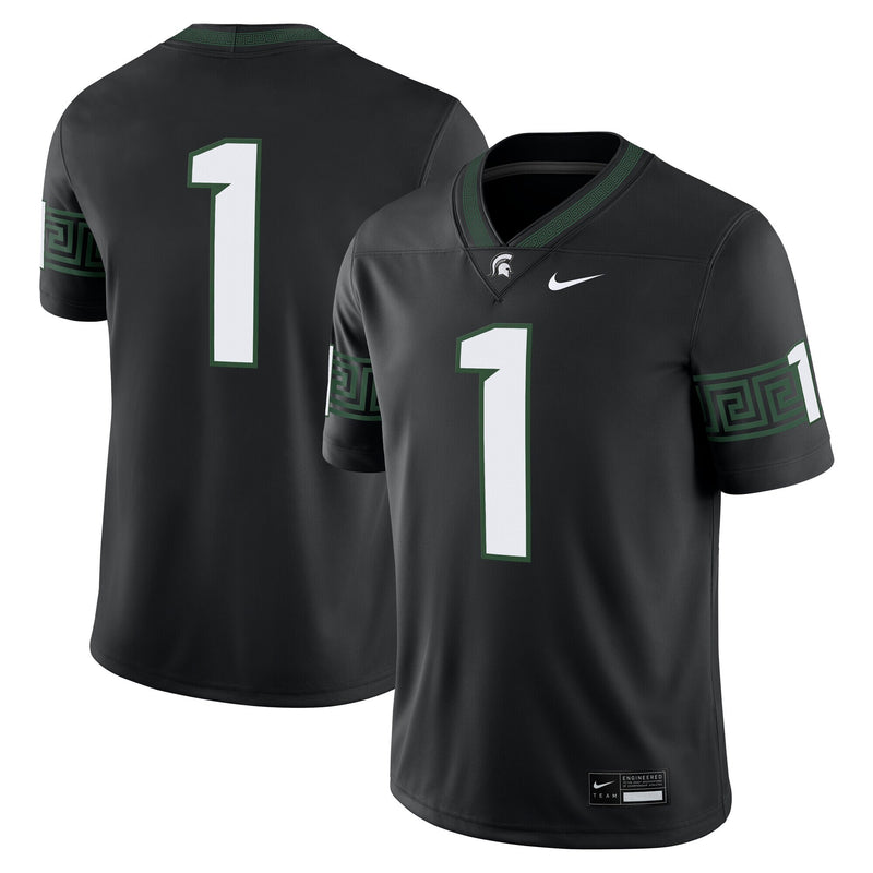 Black Michigan State Spartans Alternate Game Jersey