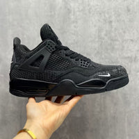 Mid Top Sneakers, Black Colorway, Lace Up Design, Casual Gift for Sneaker Fans