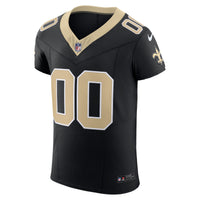 New Orleans Saints Black Elite Custom Jersey