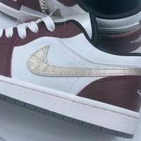 Low Top Sneakers, Brown White Colorway, Lace Up Design, Casual Gift for Sneaker Fans