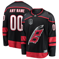 Carolina Hurricanes Black 2026 Stanley Cup Final Home Breakaway Custom Jersey