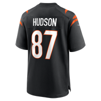 Cincinnati Bengals Tanner Hudson Black Home Game Player Jersey