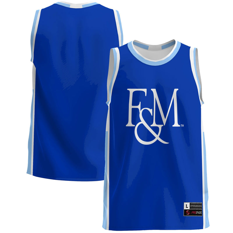 Franklin & Marshall Diplomats Lightweight Basketball Jersey - Blue