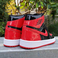 Sneakers, Black Red Colorway, Lace Up Design, Casual Gift for Sneaker Fans