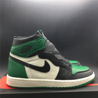 Sneakers, White Black Green Colorway, Leather Footwear, Lace Up Design, Casual Gift for Sneaker Fans