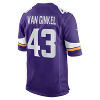 Minnesota Vikings Andrew Van Ginkel Purple Team Game Jersey