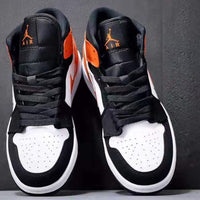 Mid Top Sneakers, Black Colorway, Lace Up Design, Casual Gift for Sneaker Fans