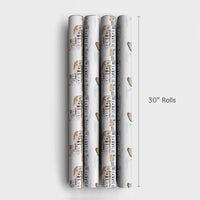 Italy Travel Christmas Gift Wrap, Roman Colosseum Wrapping Paper, Rome Landmark Wrapping Paper, Italian Holiday Wrapping Paper