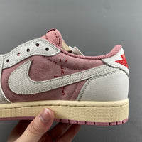 Low Top Sneakers, White Pink Colorway, Reverse Hook Design, Lace Up Design, Casual Gift for Sneaker Fans