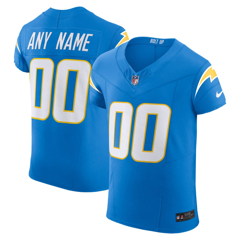 Los Angeles Chargers Powder Blue Elite Custom Jersey