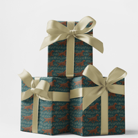 Musical Notes Pet Breed Gift Wrap, Irish Setter Dog Wrapping Paper, Irish Setter Christmas Wrapping Paper, Birthday Present Wrapping Paper