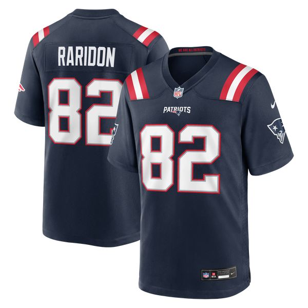 New England Patriots Eli Raridon Navy Team Game Jersey