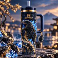 Godzilla Quiet Presence - Bold Graphic Tumbler