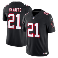 Atlanta Falcons Deion Sanders Black Alternate Throwback Stitched Retired Limited Jersey