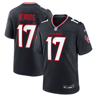 Houston Texans Braxton Berrios Navy Team Game Jersey