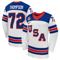 US Hockey Tage Thompson White 2026 Away Replica Jersey