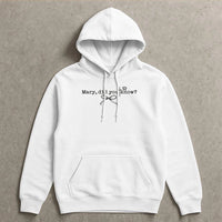 Christian Christmas Minimalist Hoodie, Mary Did You Know Hoodie, Religious Holiday Song Graphic Hooded Sweatshirt, Faith Xmas Pullover Present