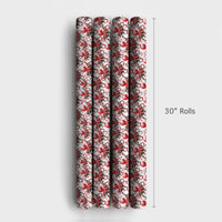 Coastal Ocean Holiday Gift Wrap, Christmas Octopus Wrapping Paper, 90 GSM Fine Art Paper, Whimsical Nautical Present Wrapping Roll