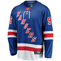 New York Rangers Jack Roslovic Blue Home Premier Breakaway Player Jersey