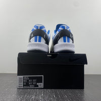 Low Top Sneakers, Blue White Black Colorway, Lace Up Design, Casual Gift for Sneaker Fans