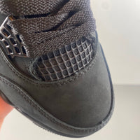Low Top Sneakers, Black Colorway, Leather Footwear, Lace Up Design, Casual Gift for Sneaker Fans