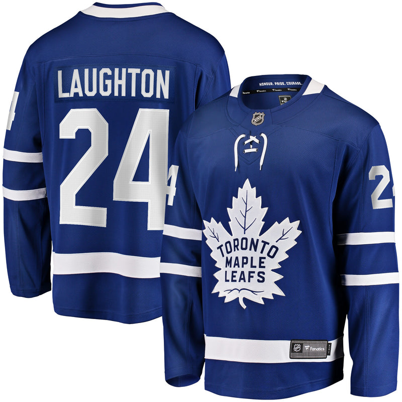 Toronto Maple Leafs Scott Laughton Blue Home Breakaway Jersey