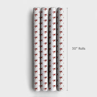 Sporty Christmas Gift Wrap, Basketball Santa Wrapping Paper, Dribbling Santa Wrapping Paper, Basketball Fan Holiday Gift Wrap, Xmas Paper