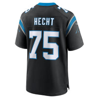 Carolina Panthers Sam Hecht Black Team Game Jersey