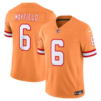 Tampa Bay Buccaneers Baker Mayfield Creamsicle Alternate Stitched Limited Jersey